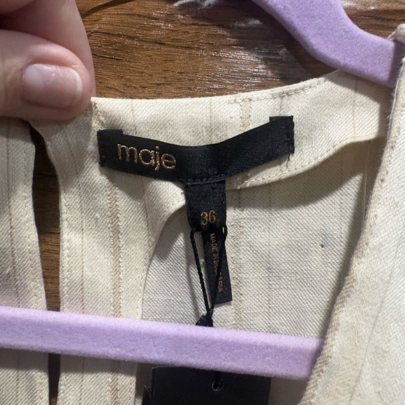 Maje Ibioli Belted Romper - Picture 6 of 12